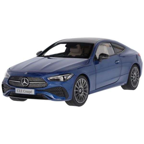 Model 1:18, CLE kupé, AMG LINE, C236 - modré