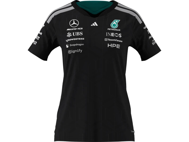 Oficiálne dámske tričko Mercedes-AMG Petronas F1 pre sezónu 2026 - čierne – Obrázok 2