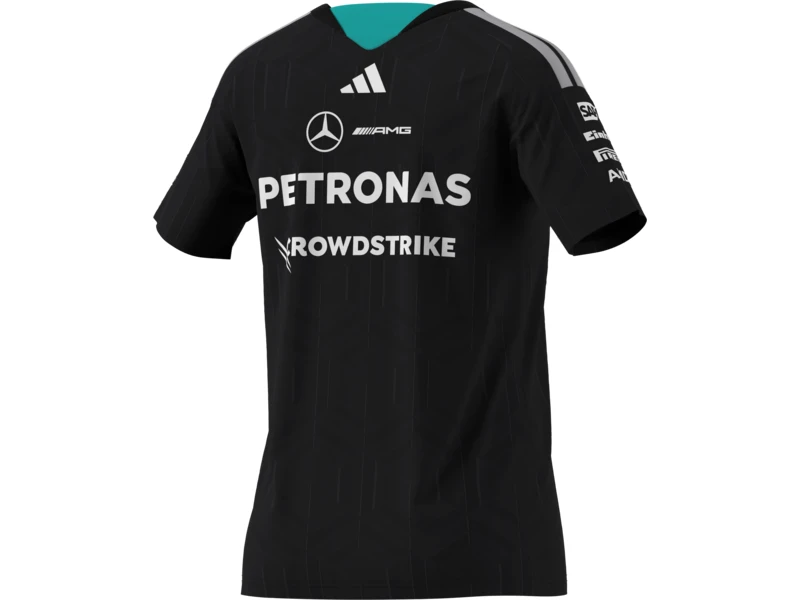 Oficiálne dámske tričko Mercedes-AMG Petronas F1 pre sezónu 2026 - čierne – Obrázok 4