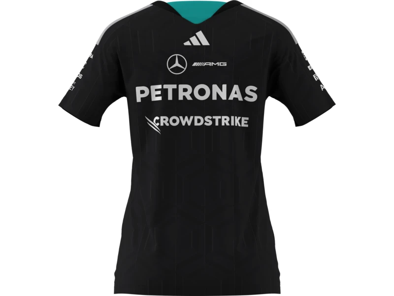 Oficiálne dámske tričko Mercedes-AMG Petronas F1 pre sezónu 2026 - čierne – Obrázok 3
