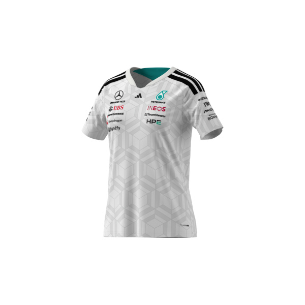 Oficiálne dámske tričko Mercedes-AMG Petronas F1 pre sezónu 2026 - biele