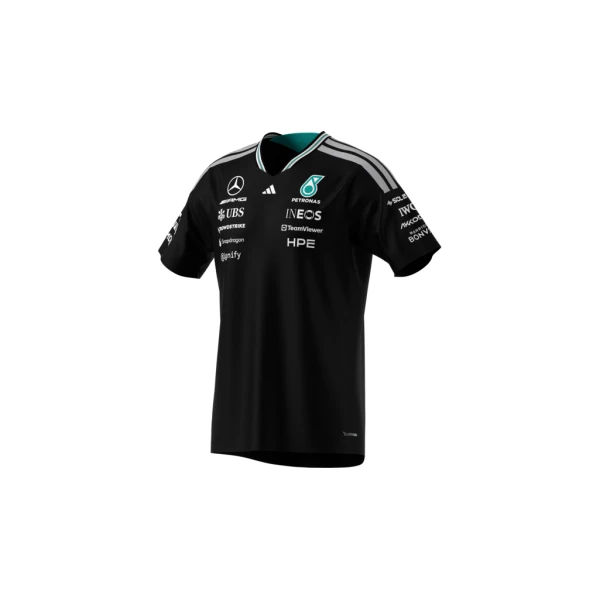 Oficiálne pánske tričko Mercedes-AMG Petronas F1 pre sezónu 2026 - čierne