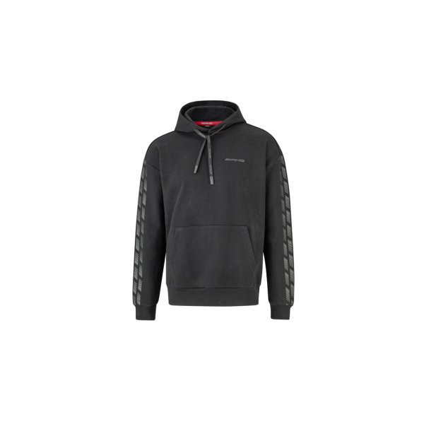 Mikina Mercedes-AMG unisex - čierna s kapucňou